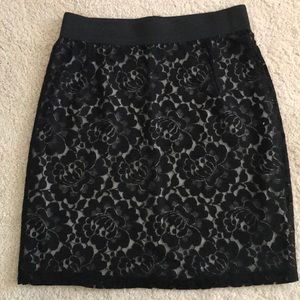 H&M Skirts - Black floral lace patterned skirt H&M Skirts - Black floral lace patterned skirt